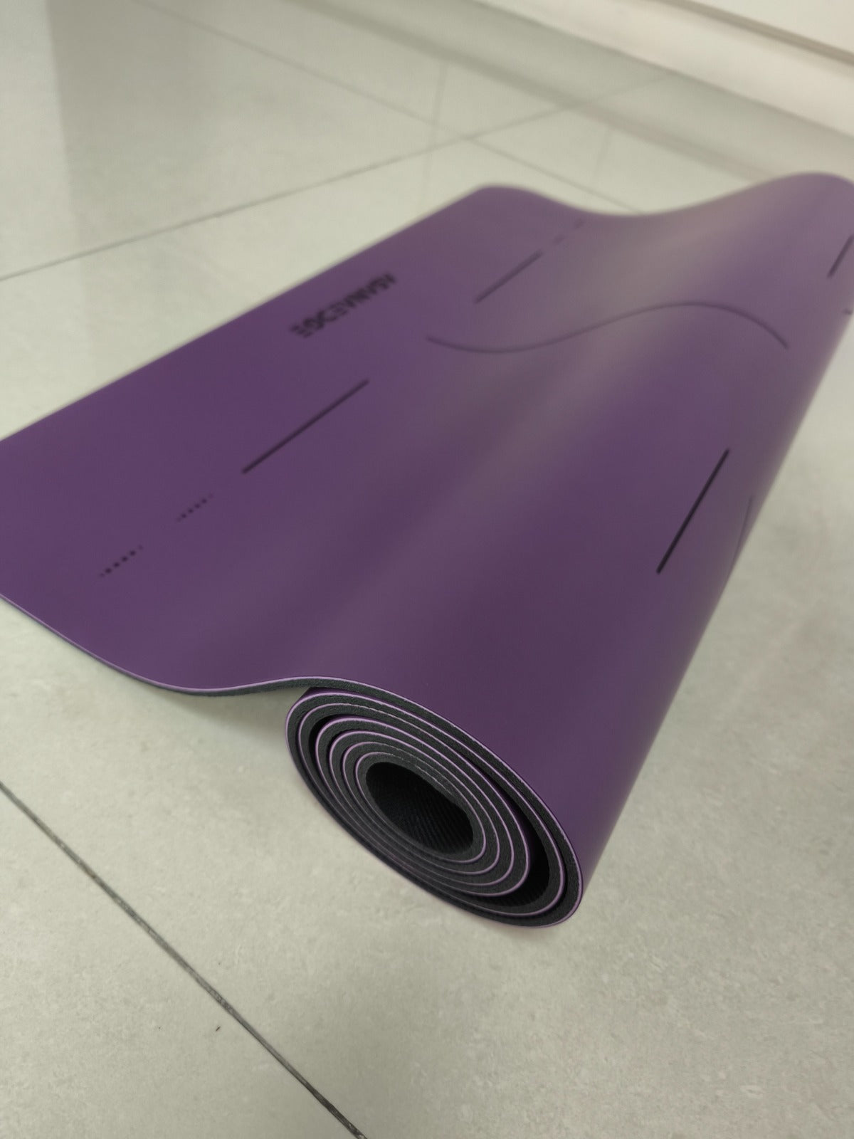 AsanaEdge Eco-Friendly Progression Mat - Twilight Plum (dark purple)