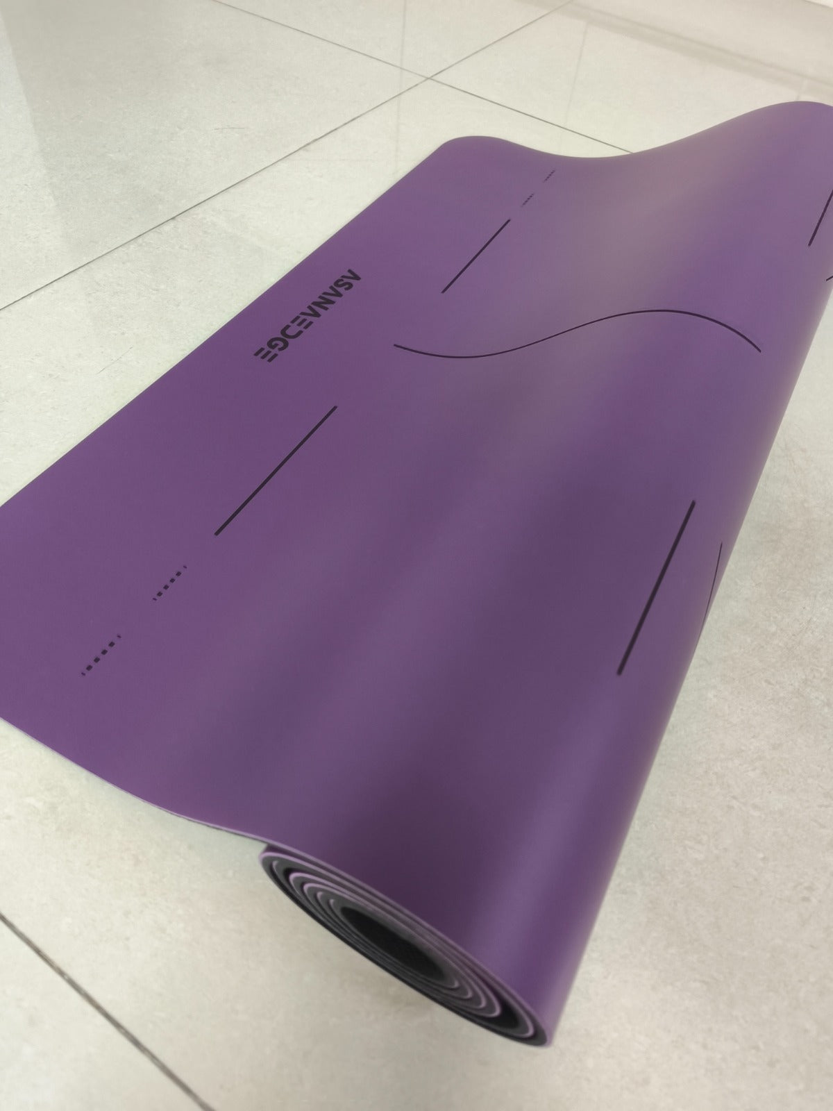 AsanaEdge Eco-Friendly Progression Mat - Twilight Plum (dark purple)