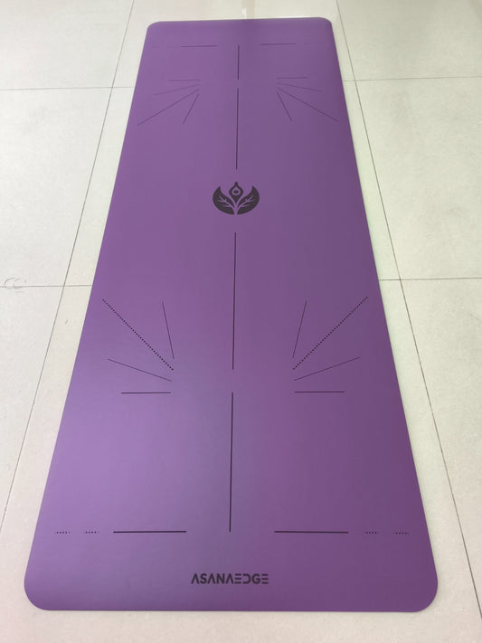 AsanaEdge Eco-Friendly Progression Mat - Twilight Plum (dark purple)