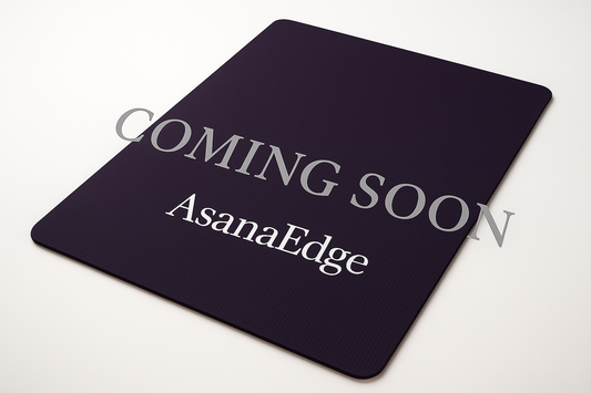 Eco-Friendly Yoga Mat Twilight Plum with coming soon sign