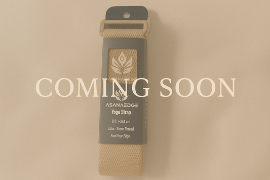 Yoga Strap - Soma Thread with coming soon sign